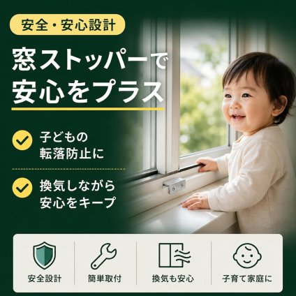 窓ロック 補助錠 4個セット 窓ストッパー サッシロック 防犯グッズ 転落防止 工具付き 簡単取付 NB0H415JH7L