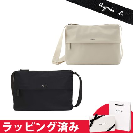 アニエスベー ナイロンショルダーバッグ スモール Cecile ウィメンズ 機能的 ギフト agnesb.VOYAGE ボヤージュ