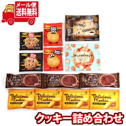 (全国送料無料) お菓子 詰め合わせ カフェタイム クッキー詰め合わせ 13コ入り メール便 (omb10090)