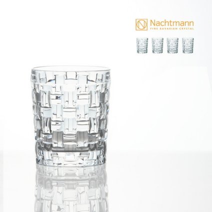 Nachtmann ナハトマン ＜ボサノバ＞ タンブラー 4個入[容量 330ml ロックグラス ウイスキー 焼酎 ロック お酒 グラス コップ 晩酌 自分用 来客用 来客 食器セット グラスセット ブランド 食器 ブランド食器 贈り物 ギフト 退職祝い]