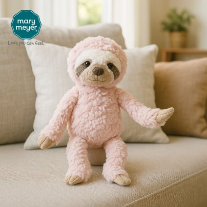 メリーマイヤー パティ ブラッシュスロース 20cm ナマケモノ | ぬいぐるみ ナチュラルカラー 動物 どうぶつ ファーストトイ ベビー 赤ちゃん こども Mary Meyer Putty 正規輸入品