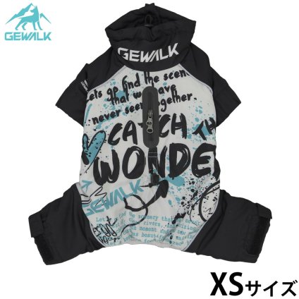 ジウォーク GEWALK ストリート ドリズル サーマル オーバーオール 犬服 XS ホワイト