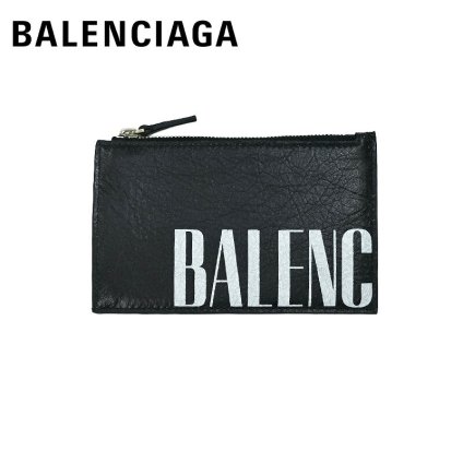 バレンシアガ BALENCIAGA  カードケース/カード入れ（名刺入れ） コインケース 827437/2ABO0 ブラック 黒 小銭入れ ブランドロゴ 送料無料 ギフト プレゼント 誕生日 バースデー