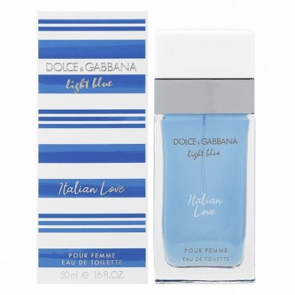 ドルチェ&ガッバーナ ライトブルー イタリアンラブ オードトワレ  50ml  |  Dolce & Gabbana  香水（レディース） 美容グッズ コスメ化粧品 誕生日 クリスマス ホワイトデー 結婚記念日 ウエディングギフト 母の日 送別会 バレンタインデー 女性 彼女 妻奥さん 母お母さん 女