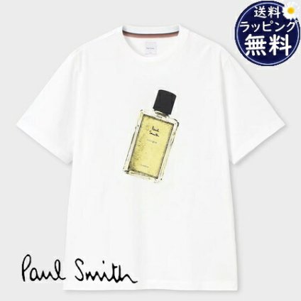【無料ラッピング】 ポールスミス Paul Smith Tシャツ Cologne 半袖 綿100% ホワイト  メンズ ブランド 正規品 新品 ギフト プレゼント 人気 おすすめ 誕生日 記念日 クリスマス 送料無料 psm522130