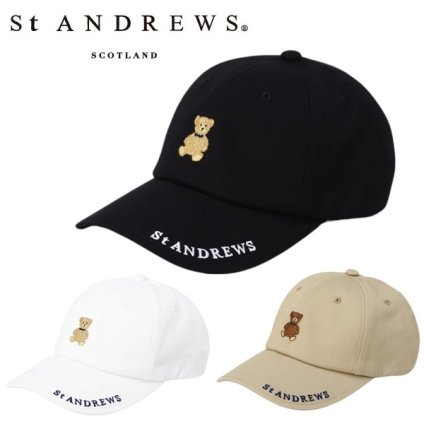 セント アンドリュース ゴルフ テディベアキャップ ユニセックス St ANDREWS 042-6987311 お誕生日祝い お祝い 記念品 お父さん 父の日 彼氏 男性 30代 40代 50代 60代 母の日 お母さん 還暦祝い 敬老の日 彼女 人気プレゼント プレゼント