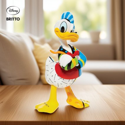 ドナルドダック スタンディング 18cm | ロメロ・ブリット Romero Britto デザイン アート 正規輸入品