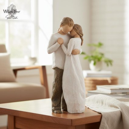 ウィローツリー彫像 Promise - 約束 23cm 2人組 カップル ダンス・音楽 | おしゃれ 置物 彫刻 人形 インテリア スーザン･ローディ 正規輸入品