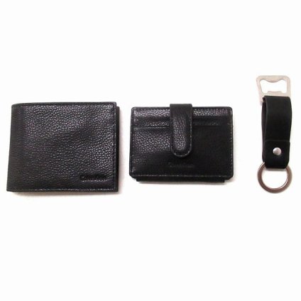 Calvin Klein カルバンクライン アウトレット サイフ カードケース キーホルダー3点セット レザー 