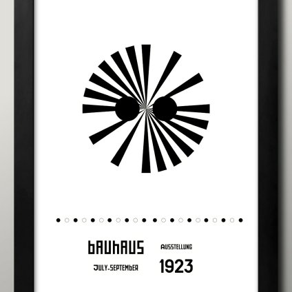 日本製 バウハウス BAUHAUS ミッドセンチュリー A3 サイズ ポスター アート おしゃれ 絵画 インテリア 北欧 イラスト マット紙 艶消し アートパネル 額 フレーム デザイン 壁掛け ギフト 新築祝い ディスプレイ  速達 送料無料