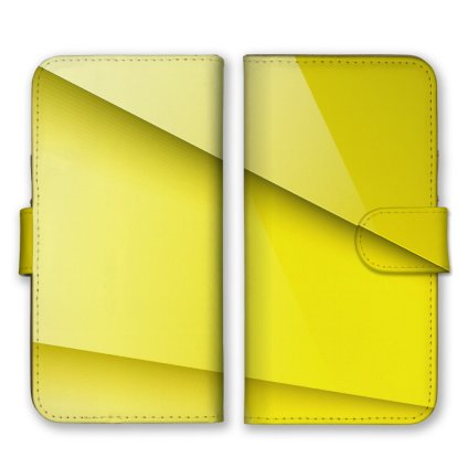 ＼全機種対応／ スマホケース 手帳型 スマホカバー 手帳タイプ スマートフォン ケース カバー パターン 図形 ライン イエロー かわいい おしゃれ かっこいい カードホルダー付き カード収納 合皮 合成レザー