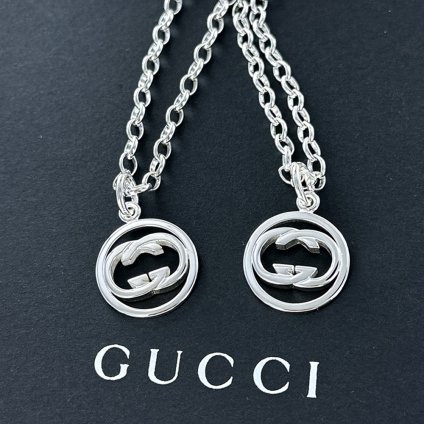 GUCCI グッチ ペアネックレス ドッピア G 結婚記念日 プレゼント ペア 夫婦 両親 友達カップル お揃い カップル ネックレス ペンダント 誕生日 ペアアクセサリー ペアジュエリー ペアギフト 贈り物 成人 卒業 入学