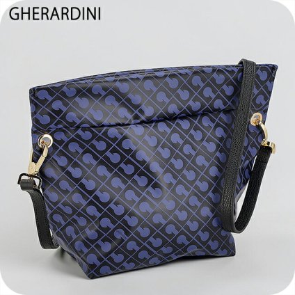 ゲラルディーニ ショルダーバッグ レディース ブランド GHERARDINI Italy GH0310 ODISS ネイビー/ブラック