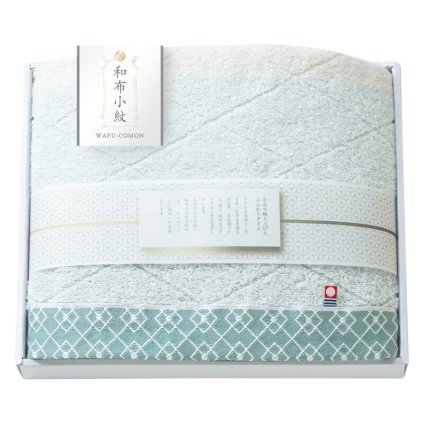 実りの秋の贈り物 バスタオル 和布小紋【Modern】 60×110cm