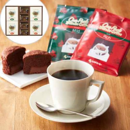 東京 ミカド珈琲 ワンパックコーヒー ドリップ トリュフショコラケーキ ギフト プレゼント 老舗 絶品スイーツ