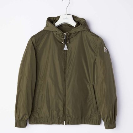 モンクレール MONCLER 1A00114 54155 ジャケット レディース アウター CECILE ナイロン フーテッド 839 カーキ 1 2 3 4