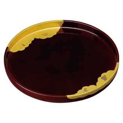 紀州塗 雲居路 10.0丸盆 ／お盆・トレー 配膳用品・キッチンファブリック キッチン用品 敬老の日 プレゼント ギフト お祝い いつ 70代 80代 メッセージ おじい おばあ 祖父母 お彼岸 お供え 秋 2026 送料無料 ギフト プレゼント プチギフト 内祝い 快気祝い 出産祝い 結婚祝い 引出物 新築祝い お返し