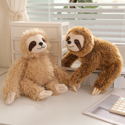 ナマケモノ ぬいぐるみ リアル ふわふわ やわらか 抱き枕 インテリア かわいい 癒し プレゼント お部屋 飾り 添い寝 ギフト