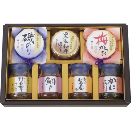 【直送】磯じまん ご飯のお供瓶詰セット [26-0459-055] MT-30 昆布 磯のり 鯛みそ なめ茸 瓶詰め 詰め合わせ セット ご飯のお供 惣菜 おかず 高級デザイン 贈り物 内祝い お返し お中元 お歳暮 ギフト