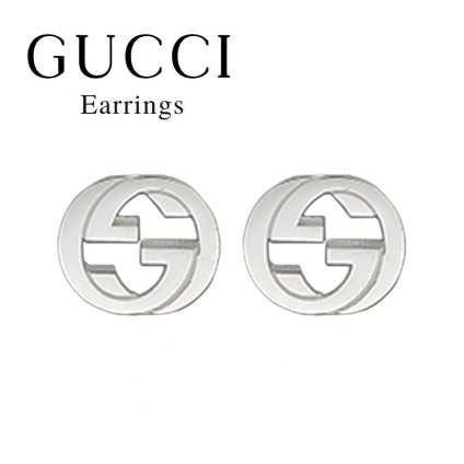 グッチ ピアス メンズ レディース インターロッキングG スタッズピアス シルバー925 大人 高級感 ブランドアクセサリー 誕生日 プレゼント 記念日 ギフト GUCCI 成人 卒業 入学