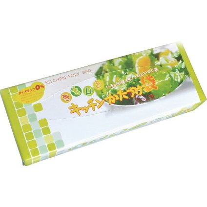 【直送】きちんとキッチン かたづけ袋 50枚入り BOX [26-0583-082] KK-009 ポリ袋 ゴミ袋 食品保存袋 キッチン消耗品 景品 粗品 プチギフト ギフト