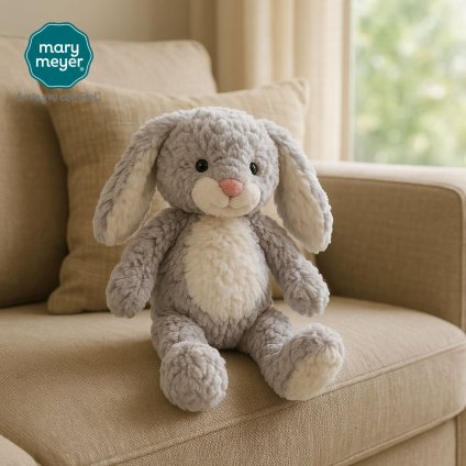 メリーマイヤー パティ シャドー コットンテールバニー 24cm ウサギ | ぬいぐるみ ナチュラルカラー 動物 どうぶつ ファーストトイ ベビー 赤ちゃん こども Mary Meyer Putty 正規輸入品