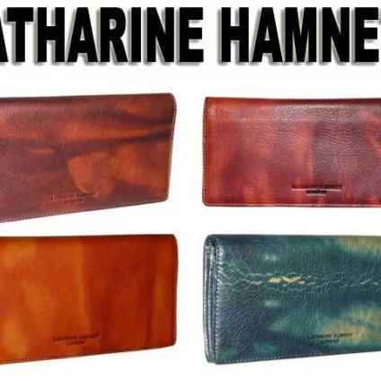 正規品 キャサリンハムネット KATHARINE HAMNETTロンドン] KATHARINE HAMNETT LONDON イタリアベジタブルタンニンレザー 長財布 490-59203 sanyo06 旅行 ギフト