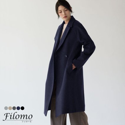 ロング チェスターコート レディース カシミヤ ブレンド ウール アウター ロング丈 入学式 入園式 卒入学 ゆったり サイズ ラグラン コート 秋冬 大きめ ロングコート 卒業式 卒園式 ギフト プレゼント 6F (02000281r)