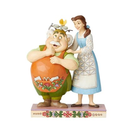 ベル & モーリス 22.9cm 美女と野獣 | ディズニー トラディションズ ジムショア グッズ フィギュア 人形 置物 彫刻 Jim Shore 正規輸入品