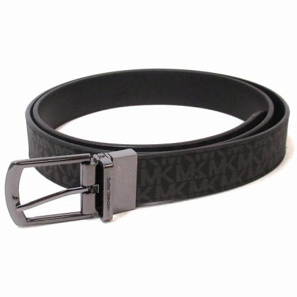 MICHAEL KORS マイケルコース アウトレット MK シグネチャー リバーシブル メンズ ベルト 36F5TBLY3B BLK