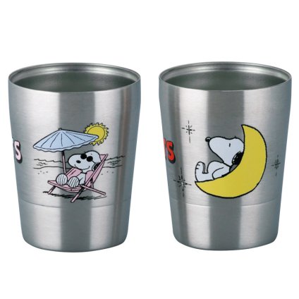 ピーナッツ ペア二重タンブラー260ml Sセット  ／タンブラー 食器 キッチン用品 お中元 御中元 ギフト 暑中 残暑 お盆 初盆 新盆 お供 御供 ギフト 2026 送料無料 ギフト プレゼント プチギフト 内祝い 快気祝い 出産祝い 結婚祝い 引出物 新築祝い お返し
