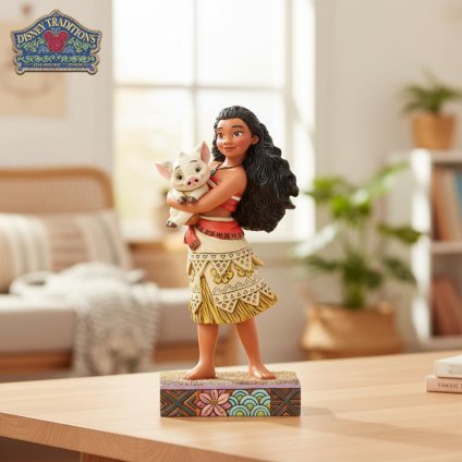 モアナ ホールディング プア 15.6cm モアナと伝説の海 | ディズニー トラディションズ ジムショア グッズ フィギュア 人形 置物 彫刻 Jim Shore 正規輸入品
