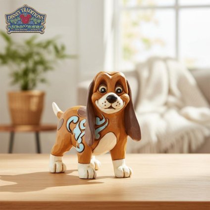 コッパー ミニ 7.6cm きつねと猟犬 | ディズニー トラディションズ ジムショア グッズ フィギュア 人形 置物 彫刻 Jim Shore 正規輸入品