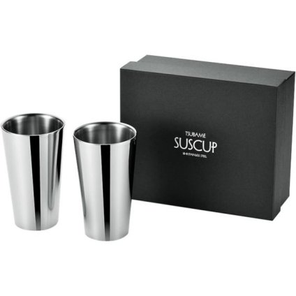 【ギフト対応無料】アサヒ SUSCUP サス2重ストレートカップ 250ml 2客セット 貼箱入 SCW-14-2P ※送料無料(北海道・沖縄は除く)