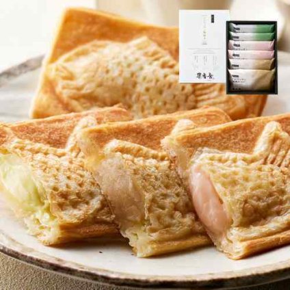 クロワッサンたい焼き クロワッサン鯛焼き たい焼き たいやき 3種 6個入 ギフト セット 詰め合わせ 白あん 白桃カスタード マスカットチーズ 岡山特産 お取り寄せ スイーツ お菓子 和菓子 洋菓子 デニッシュ パイ