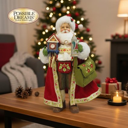 Der Weihnachtsmann 26.6cm | サンタ サンタクロース 人形 置物 フィギュア クリスマス ホリデー Possible Dreams 正規輸入品