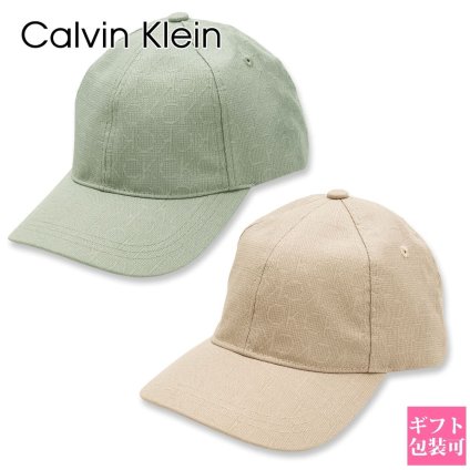 カルバンクライン CK 帽子 キャップ ベースボールキャップ メンズ レディース Calvin Klein ロゴキャップ モノグラム コットン ベージュ グレー Doeskin Mirage Gray K60K612871 CK MONOGRAM SOFTS ブランド 人気 ギフト プレゼント 通販