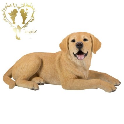 犬 ドッグ 置物【うつぶせ ラブラドール レトリバー】特大  W80cm　本物そっくり  お出迎え 置くだけ　Woobia