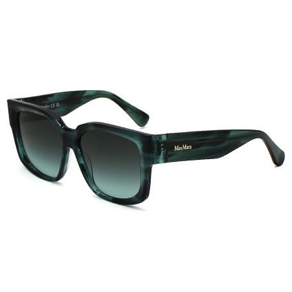 マックスマーラ Max Mara サングラス ノーズパッド UVカット アイウェア スクエア MM0145/S 98P 54 メンズ レディース ユニセックス グリーンマーブル+グリーングラデーション 海外正規品