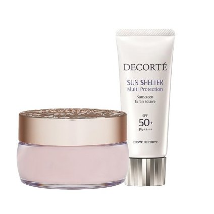 コスメデコルテ サンシェルターとフェイスパウダー セット 80 グロウピンク 60ml+20g  |  Cosme Decorte  メイクアップコフレ 美容グッズ コスメ化粧品 誕生日 クリスマス ホワイトデー 結婚記念日 ウエディングギフト 母の日 送別会 バレンタインデー 女性 彼女 妻奥さん 母