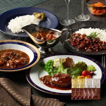 横浜ロイヤルパークホテル 監修 グルメセット 4種 10食 詰め合わせ レトルト 食品 常温 惣菜 おかず ビーフカレー ハヤシビーフ ビーフシチュー デミグラス ハンバーグ 洋食 湯煎 温めるだけ 簡単調理 保存食 備蓄 非常食