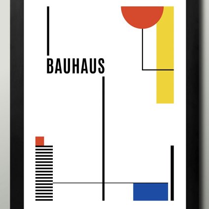 日本製 バウハウス BAUHAUS ミッドセンチュリー A3 サイズ ポスター アート おしゃれ 絵画 インテリア 北欧 イラスト マット紙 艶消し アートパネル 額 フレーム デザイン 壁掛け ギフト 新築祝い ディスプレイ  速達 送料無料