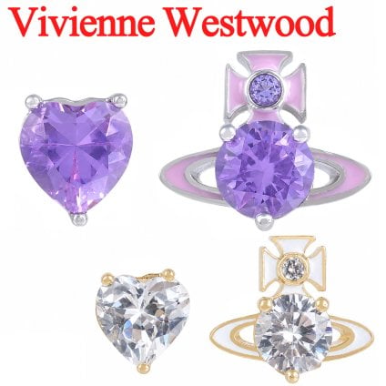 ヴィヴィアンウエストウッド ピアス レディース 女性用 オーブ ハート アクセサリー 両耳用 Vivienne Westwood ミリーピアス 62010383 選べる2色 【2026年春夏新作】 【ラッピング無料 誕生日 お祝い プレゼント ギフト 贈り物】