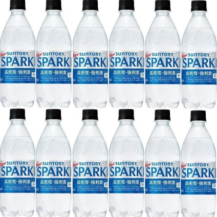 12本 サントリー 天然水 スパークリング 炭酸水 無糖 SPARKLING 500ml×12本
