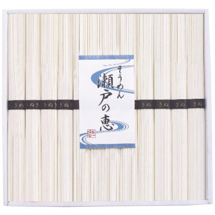 【送料無料・包装無料・のし無料】島一 そうめん 瀬戸の恵 恵-50(B4) /ギフト お歳暮 入学祝い 卒業祝い 就職祝い 結婚祝い 誕生日 出産祝い 引越祝い 香典返し 新盆 初盆 御礼 内祝い 快気祝い ご挨拶 志 法事