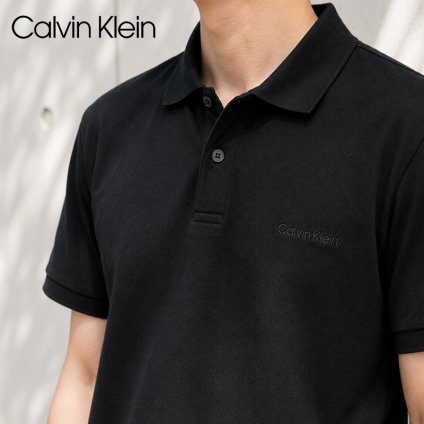 【決算セール 9800円→9280円】カルバンクライン Calvin Klein ポロシャツ 40M6718 ブランド メンズ ブラック 黒 ホワイト 白 ワンポイント 半袖 ゴルフ スポーツウエアー【2026 春夏】 【送料無料・ラッピング無料】