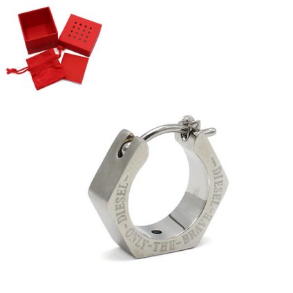 ディーゼル DIESEL DX1345040 ピアス シングルピアス 片耳用 アクセサリー メンズ シルバー