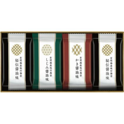 【直送】有明海産味付海苔詰合せ [26-7631-163] SKI-20 味付のり 秘伝醤油味 しじみ醤油味 かき醤油味 詰め合わせ 食べ比べ 海苔ギフト 贈り物 ギフト プレゼント お返し 内祝い 御礼 手土産 お歳暮