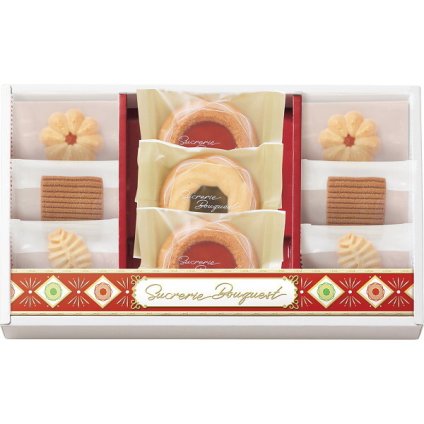 【直送】シュクルリーブーケ ベイクドクッキーセット [26-7576-058] クッキー 焼き菓子 フルーツジャム デコレーション 紅茶リーフ 詰め合わせ 個包装 洋菓子 スイーツ ギフト プレゼント 内祝い お返し