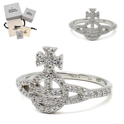ヴィヴィアンウエストウッド VIVIENNE WESTWOOD 指輪 リング 64040019-01P102-SM CALLIOPE RING プラチナム シルバー